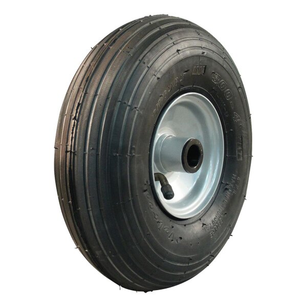 KINGS TIRE Komplettrad 2.50-4 V-5501 4PR + 2.10x4H2 ET0 Rollenlager Ø20 NL69 Stahl grau