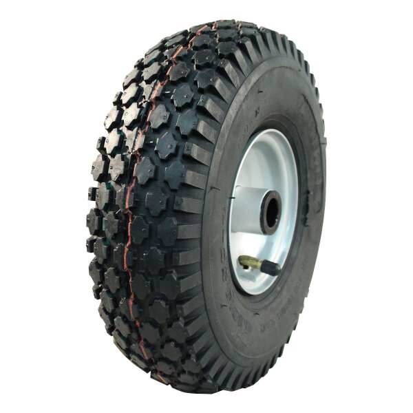 KINGS TIRE Komplettrad 4.10/3.50-4 V-6602 4PR + 2.10x4 NL75 56 15 kunststoff, Rot
