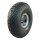 KINGS TIRE Komplettrad 4.00-4 V-6504 4PR + 2.10-4H2 ET0 Rollenlager Ø25 NL75 Stahl grau