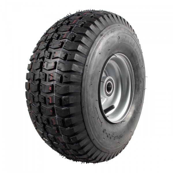 KINGS TIRE Komplettrad 13x6.50-6 V-3502 4PR + 4.50Ax6 ET0 NL75 54 A6 Stahl grau