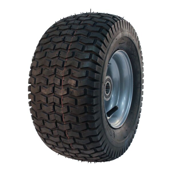 KINGS TIRE Komplettrad 13x6.50-6 V-3502 4PR + 4.50Ax6 ET0 NL75 57 A3 Stahl grau