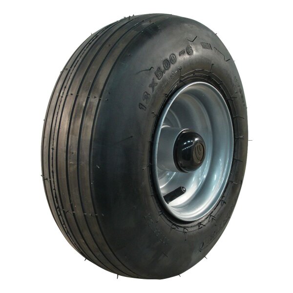 KINGS TIRE Komplettrad 15x6.00-6 V-3503 4PR + 4.50Ax6 ET0 NL88 61 A3 Stahl grau