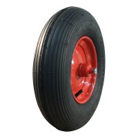 KINGS TIRE Komplettrad Schubkarrenachse 4.80/4.00-8...