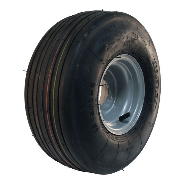 KINGS TIRE Komplettrad 15x6.00-6 V-3503 6PR + 4.50Ax6H2 ET0 60/90/4 A3 Stahl grau