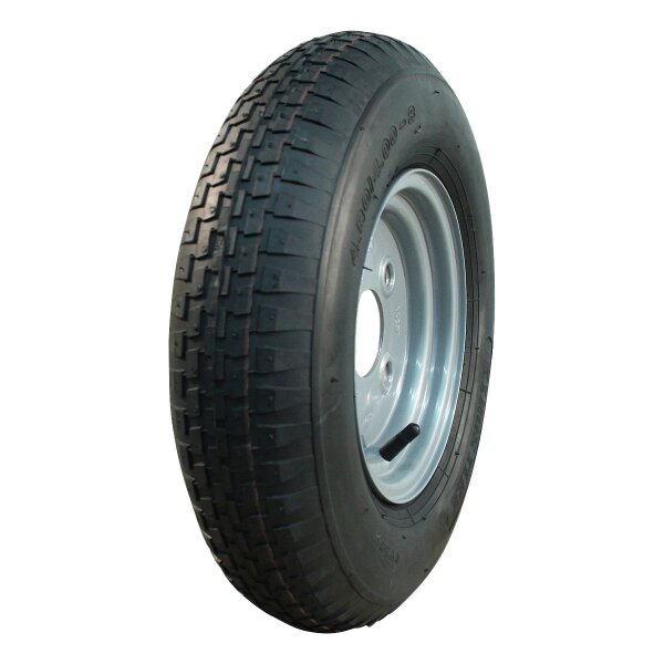 KINGS TIRE Komplettrad 4.80/4.00-8 V-6635 4PR + 2.50Ax8H2 ET-2 60/100/4 Stahl grau