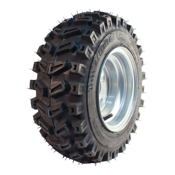 CARLISLE Komplettrad 16x6.50-8 X-Trac 2PR + 5.50x8H2 ET0 60/100/4 49 A3 Stahl grau