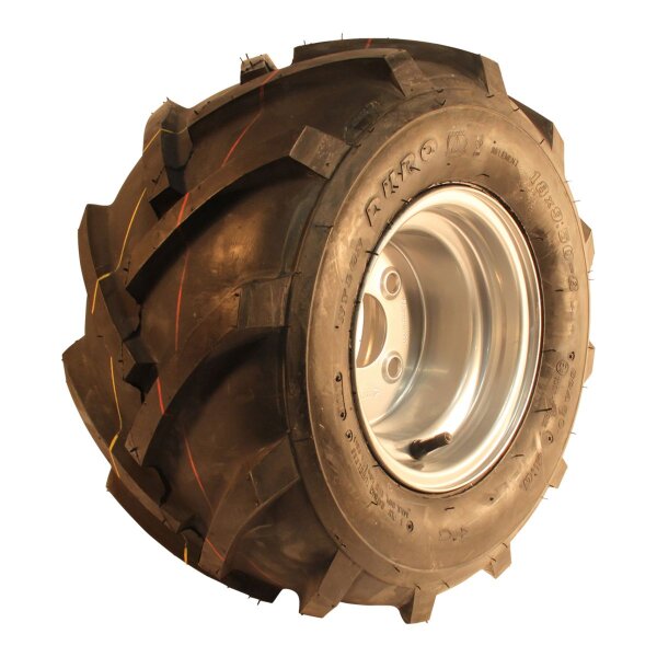 DURO Komplettrad 21x11.00-8 HF-255 4PR + 7.00Bx8H2 ET-2 60/100/4 A3 Stahl grau rechts