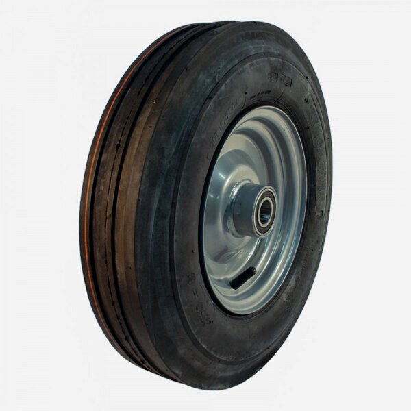 KINGS TIRE Komplettrad 3.50-8 V-8502 4PR + 2.50Ax8H2 ET0 NL90 49 A3 Stahl grau