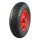 KINGS TIRE Komplettrad 3.50-8 V-9128 4PR + 2.50Ax8H2 ET0 NL100 46 N Stahl Rot