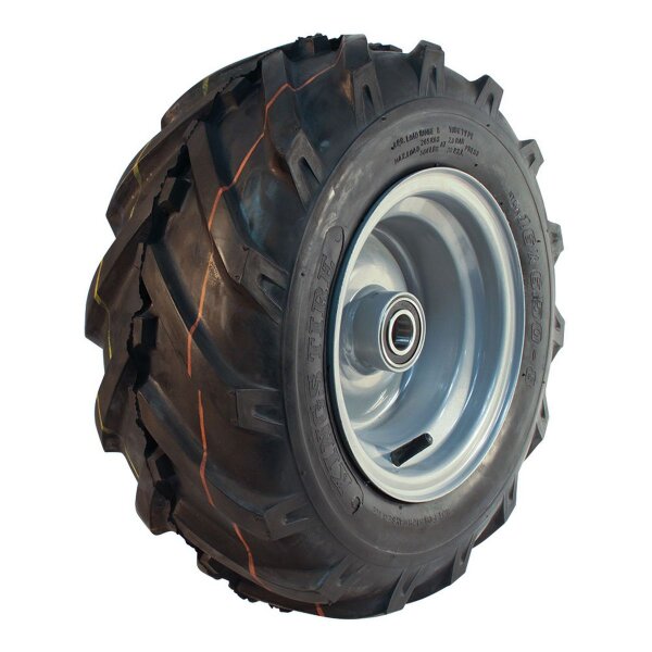 KINGS TIRE Komplettrad 16x6.50-8 V-8501 4PR + 5.50Ax8H2 ET0 NL90 64 A4 Stahl grau rechts