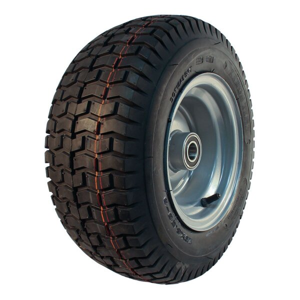 KINGS TIRE Komplettrad 16x6.50-8 V-3502 6PR + 5.50Ax8H2 ET0 NL90 A3 Stahl grau