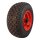 KINGS TIRE Komplettrad 16x6.50-8 V-3502 4PR + 5.50Bx8H2 ET0 NL110 Stahl Rot