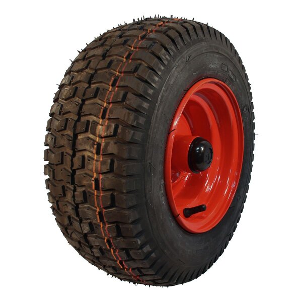 KINGS TIRE Komplettrad 16x6.50-8 V-3502 6PR + 5.50Bx8H2 ET0 NL110 A3 Stahl Rot