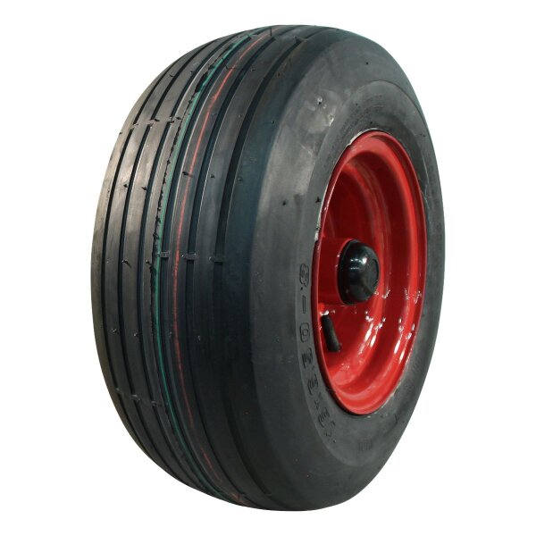 KINGS TIRE Komplettrad 16x6.50-8 V-3503 6PR + 5.50Bx8H2 ET0 NL110 A3 Stahl Rot