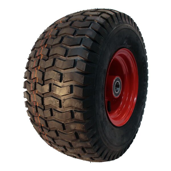 KINGS TIRE Komplettrad 20x10.00-8 V-3502 6PR + 7.00Bx8H2 ET0 NL150 A4 Stahl Rot