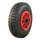 KINGS TIRE Komplettrad 2.50-4 V-6606 2PR 2.10x4 Rollenlager Ø20 NL75 kunststoff, Rot