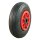 KINGS TIRE Komplettrad 2.50-4 V-5501 4PR 2.10x4 Rollenlager Ø20 NL75 kunststoff, Rot