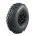 KINGS TIRE Komplettrad 3.00-4 V-6605 2PR + 2.10x4 Gleitlager Ø20 NL75 kunststoff, schwarz