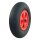 KINGS TIRE Komplettrad 4.80/4.00-8 V-5501A 2PR + 2.50Ax8 Gleitlager Ø20 NL88 kunststoff, Rot