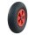 KINGS TIRE Komplettrad 4.80/4.00-8 V-5501A 2PR + 2.50Ax8 NL88 kunststoff, Rot