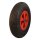 KINGS TIRE Komplettrad 4.80/4.00-8 V-6635 4PR + 2.50Ax8 NL88 kunststoff, Rot
