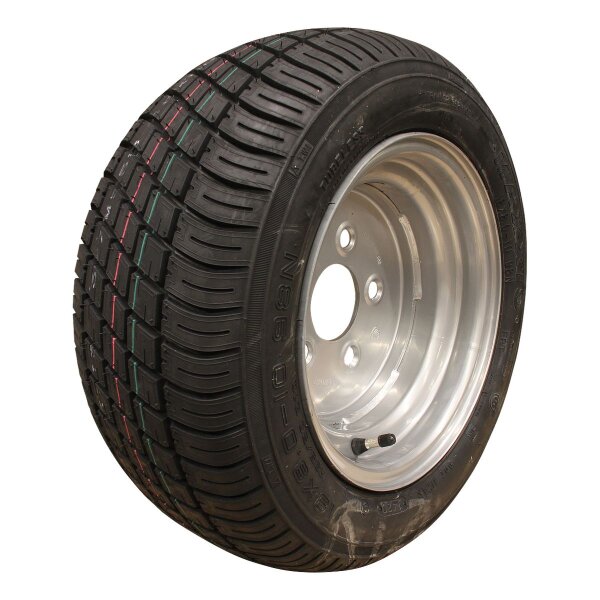 MAXXIS Komplettrad 195/50 B10 (18x8.00-10) Trailermaxx M-8001 + 6.00Ix10H2 ET-4 66,5/112/5 98 N Stahl grau