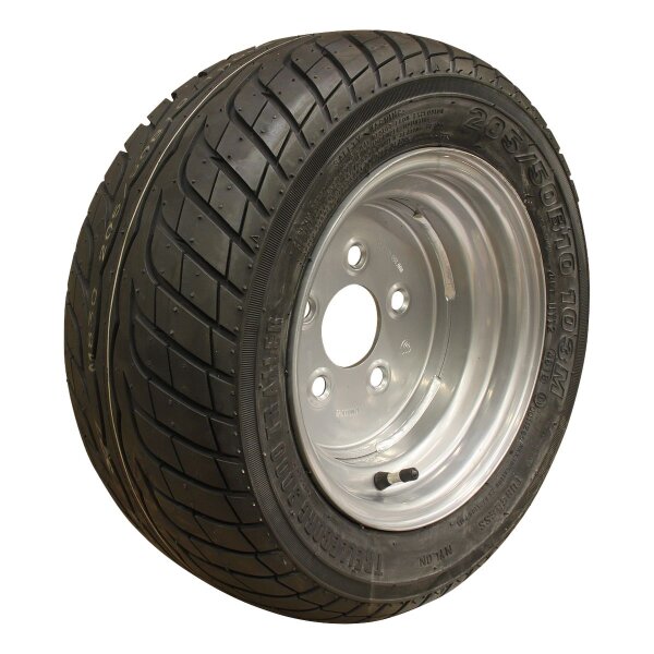 Trelleborg Komplettrad 205/50 B10 Trelleborg 3000 trailer + 6.00Ix10H2 ET-4 66,5/112/5 103 M Stahl grau