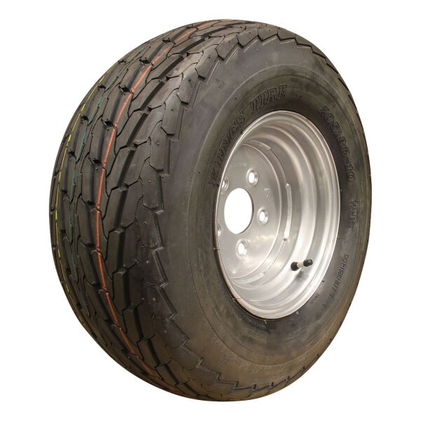 KINGS TIRE Komplettrad 20.5x8.0-10 KT-705 10PR + 6.00Ix10H2 ET-4 60/100/4 98/96 N Stahl grau