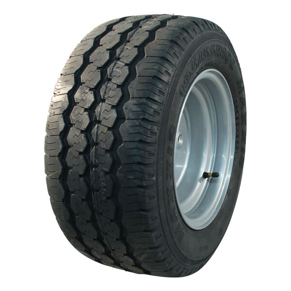 MAXXIS Komplettrad 195/55 R10C Trailermaxx CR-966 + 6.00Ix10H2 ET-4 60/100/4 98/96 P Stahl grau