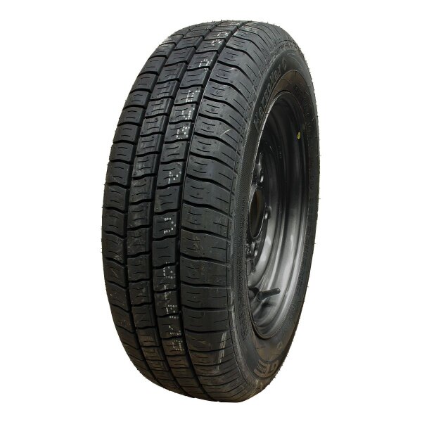 GT radial Komplettrad 185/60 R12C Kargomax ST-6000 M+S + 5½Jx12H2 ET30 67/112/5 104/101 N Stahl schwarz