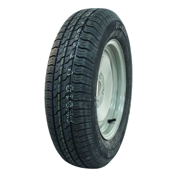 GT radial Komplettrad 155 R13 Kargomax XL ST-4000 M+S + 4Jx13H ET0 60/100/4 84 N Stahl grau-grün