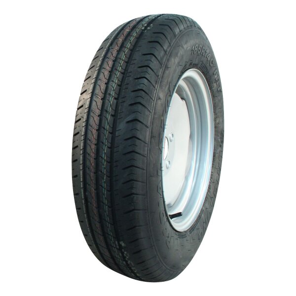 Linglong Komplettrad 155/80 R13 R701 M+S + 4Jx13H ET0 60/100/4 84 N Stahl grau-grün