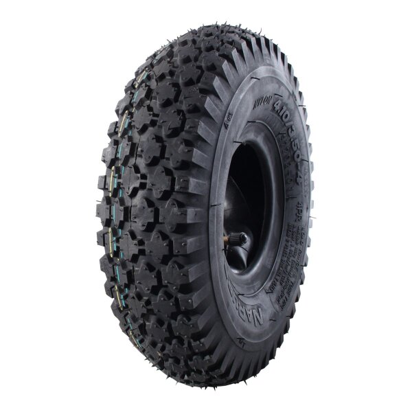 NaRubb Reifen inkl. Schlauch 4.10/3.50-4 S-2202 4PR TT JS87 44 A3