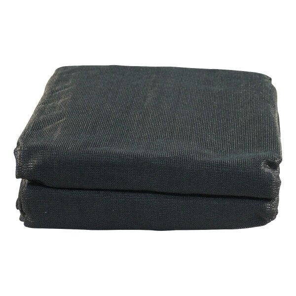 Novio Gewebesicherheitsnetz Premium Qualität 6400x2500mm PVC, 350 gr/m2 Tiefschwarz  RAL 9005