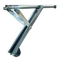 Simol Ausdrehstütze glanz verzinkt 300kg mit 45°...