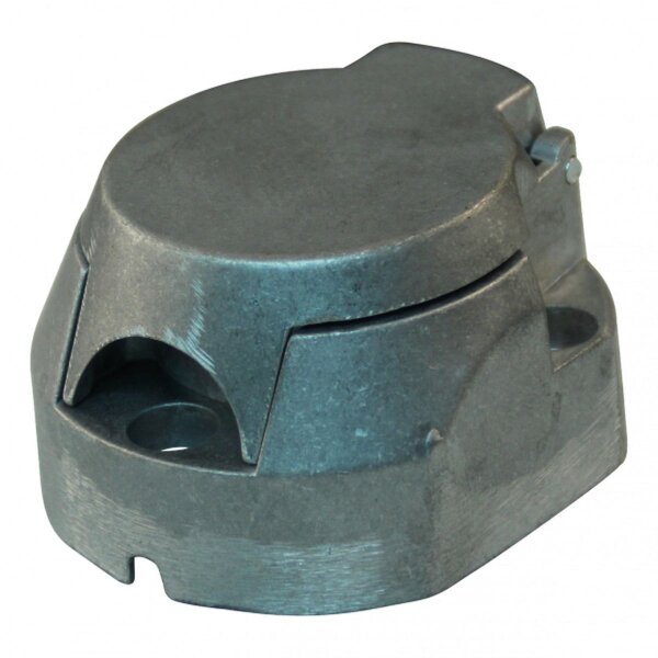 Novio Steckdose 7-polig Aluminium