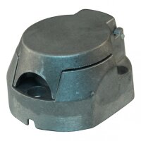 Novio Steckdose 7-polig Aluminium