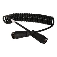 Novio Spiralkabel 7 polig 3,5m, Stecker / Stecker...
