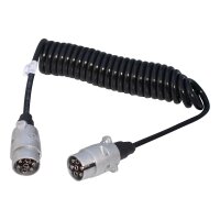 Novio Spiralkabel 7 polig 3,5m, Stecker / Stecker...