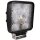 Tralert Arbeitsscheinwerfer IP68 5 x 3 Watt Epistar LEDs Kabel 4000mm 9/36 V 15 Watt 1500 110 x 110 x 41mm Breitstrahl Bij 12 Volt / 0,975A Bij 24 Volt / 0,525A CE 8 lux@ 10m / 0,25 lux@ 56m weiß 70 Grad Aluminium schwarz Polycarbonat