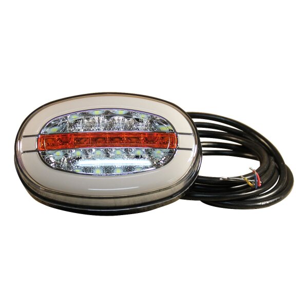 WAS vordere Positionsleuchte multifunktional W206DD 200cm YLY-S 5x0,5mm2 Schraubbefestigung 12-24V