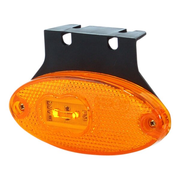 WAS Seitenmarkierungsleuchte 308 , inkl. Montagestütze DC kabel 500mm, 2x0,75mm²