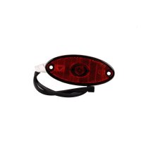 Aspöck Positionsleuchte Flatpoint II LED rot DC...
