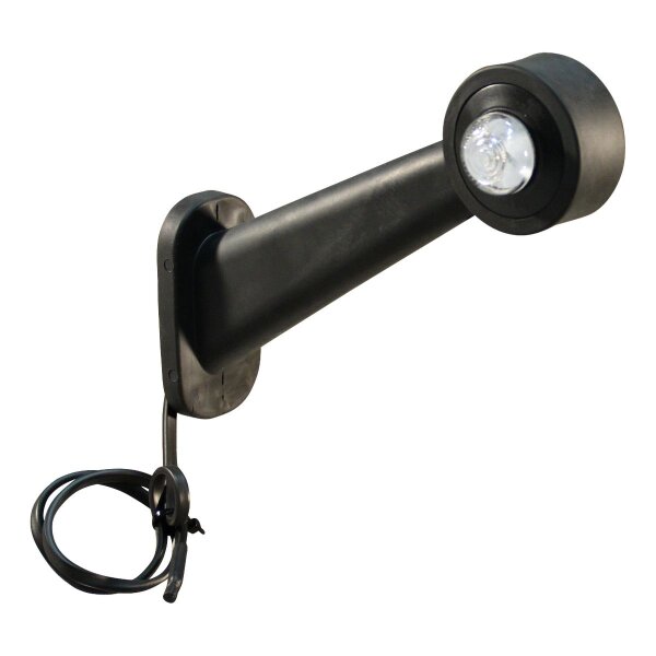 WAS Umrissleuchte rot / weiß rechts, DC kabel 500mm., 2x0,75mm²