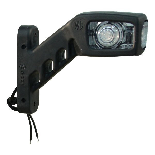 WAS Umrissleuchte W49 rot / weiß rechts, 280mm, 2x0,75mm²