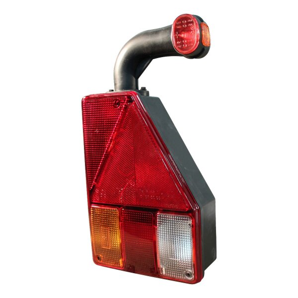 Aspöck Rückleuchte Aspöck Earpoint I , Rechts mit Rückfahrleuchte, Zentraler Steckeranschluss 5-polig