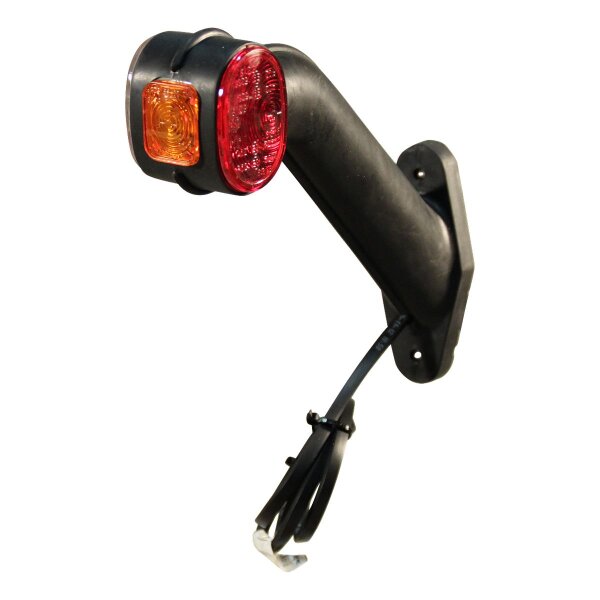 Aspöck Umrissleuchte Superpoint II rot / weiß / orange links DC kabel 1000mm