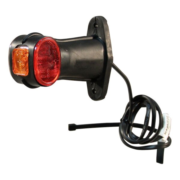 Aspöck Umrissleuchte SUPERPOINT II ausführung "kurz" rot / weiß / orange DC kabel 1000mm