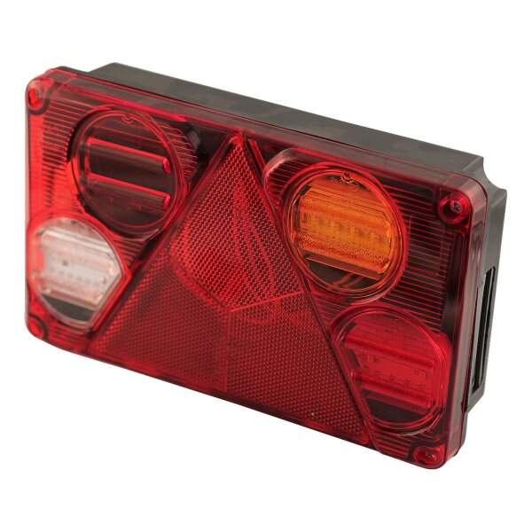 WAS Rückleuchte 395 , LED 12V - 24V , rechts 5 PINs Bajonett