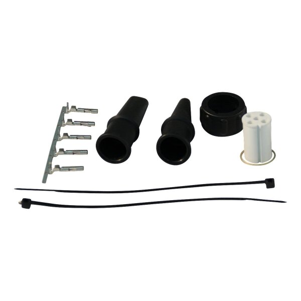 Novio Bajonett Stecker 5-polig rechts weiss